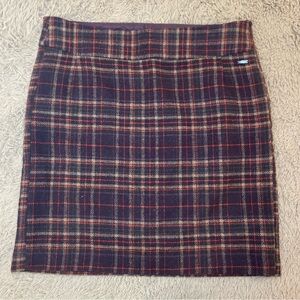 TOM TAILOR Womens Straight Skirt EU 38 Medium Plaid 32” Waist